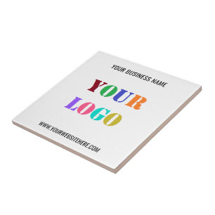 Personalize o logotipo da sua empresa e o Azulejo