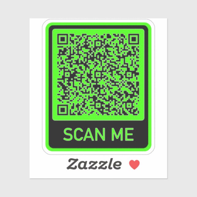 Personalize o Modelo do adesivo de código QR (Folha)