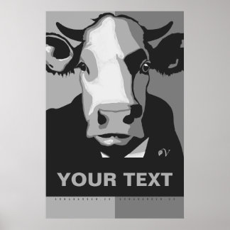 Personalize-o Poster de Arte Pop em Preto e Branco