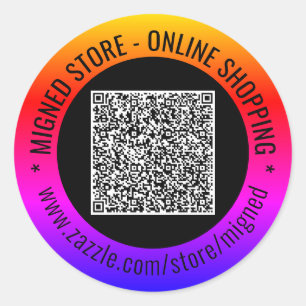 Personalize o seu código QR e os autocolantes de t