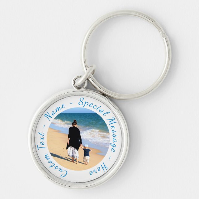 Personalize o seu presente de Chaveiro de Fotograf (Frente)