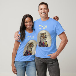 Personalize o T-Shirt do Tigre de Encolhimento de