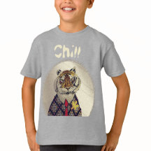 Personalize o T-Shirt do Tigre de Encolhimento de