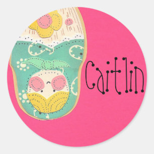 Personalize os adesivos Matryoshka