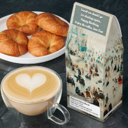 Personalize Paisagem de Inverno com Patinadores 16