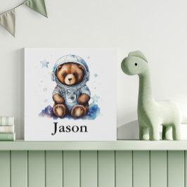 Personalize Quarto de Crianças Astronauta Urso