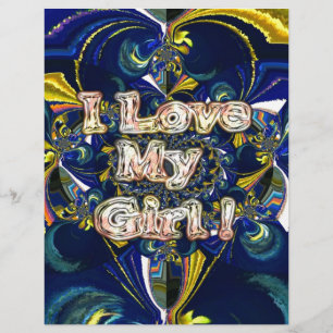 Personalize seu amor infinito: Eu amo minha garota