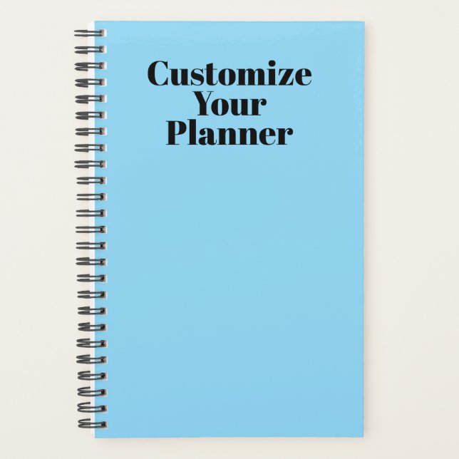 Personalize Seu Caderno Planejador (Frente)