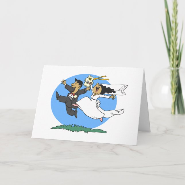 Personalize Seu Cartão de Casamento (Ou?) (Frente)