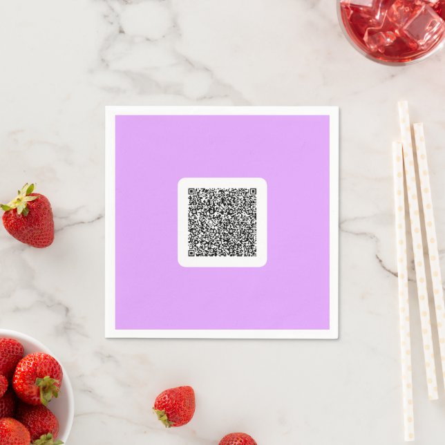Personalize Seu Código QR Scan Info Guardanapos Es (Insitu)