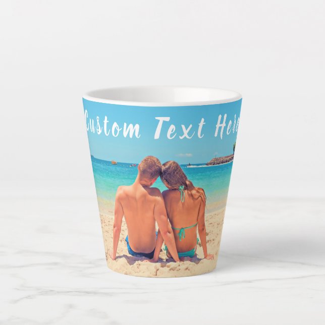 Personalize seu presente de fotos na caneca com te (Frente)