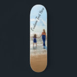 Personalize seu skate de Design de Fotografias com<br><div class="desc">Painéis de texto e fotos personalizados - Único seu próprio Design - Família personalizada / Amigos ou Presente pessoal do skate - Adicionar seu texto e foto - Redimensionar e mover elementos com a ferramenta Personalização! Escolha fonte / tamanho / cor! Boa Sorte - Seja Feliz :)</div>