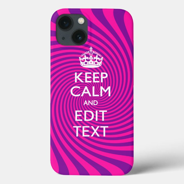 Personalize seu torção rosa quente para manter cal (Verso)