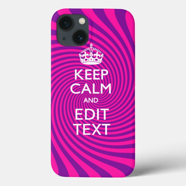 Personalize seu torção rosa quente para manter cal (Verso)