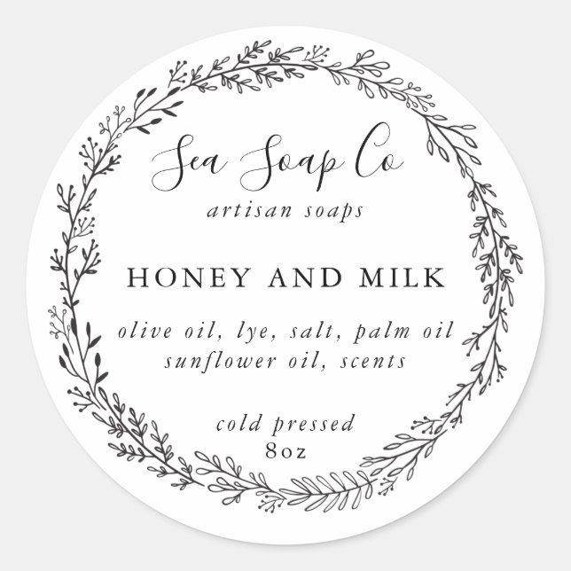 Personalize seus próprios adesivos Soap (Frente)