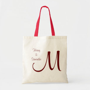 Personalize sua própria bolsa de tote de casamento