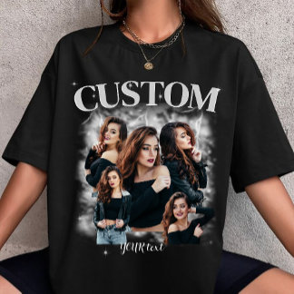 personalize sua própria camiseta de rap dos anos 9