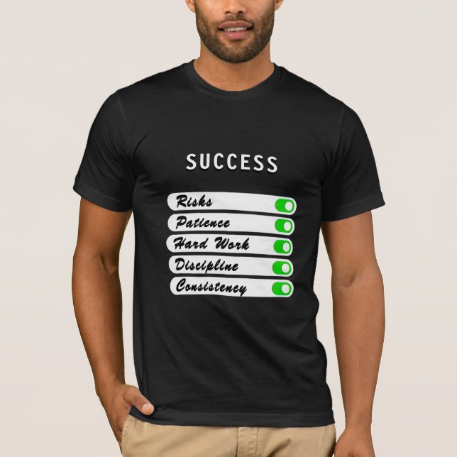 Personalize suas condições de sucesso T-Shirt (Frente)