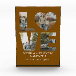 Personalized Anniversary Photo Block