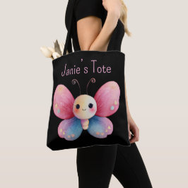 Personalized butterfly tote