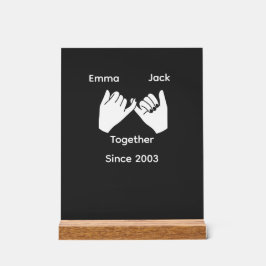 Personalized couple with custom names and year