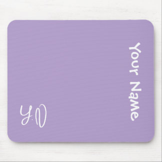Personalized Cute Mouse Pad – Name & Initials Gift