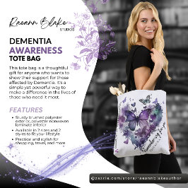 Personalized Dementia Awareness Tote Bag