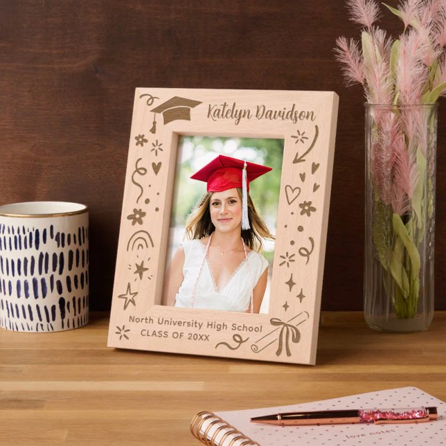 Personalized Doodle Graduation Photo (Criador carregado)