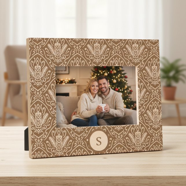 Personalized Engraved Valentine Photo Frame (Criador carregado)