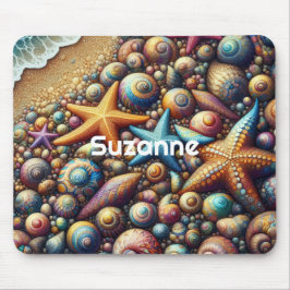 Personalized fantasy seashore Mousepad