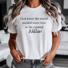 Personalized Genesis Chapter One t-shirt