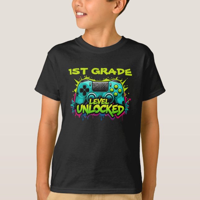 Personalized Graphic Kid T-shirt - Back To School (Frente)