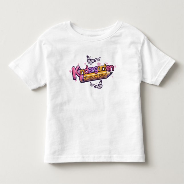 Personalized Kindergarten Graphic T-Shirt (Frente)