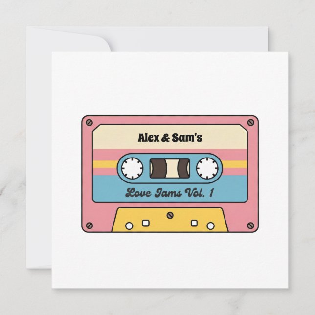 Personalized Love Jams Cassette Tape – Custom Name (Frente)