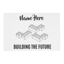 Personalized Lunchkins Building Bricks Lunch