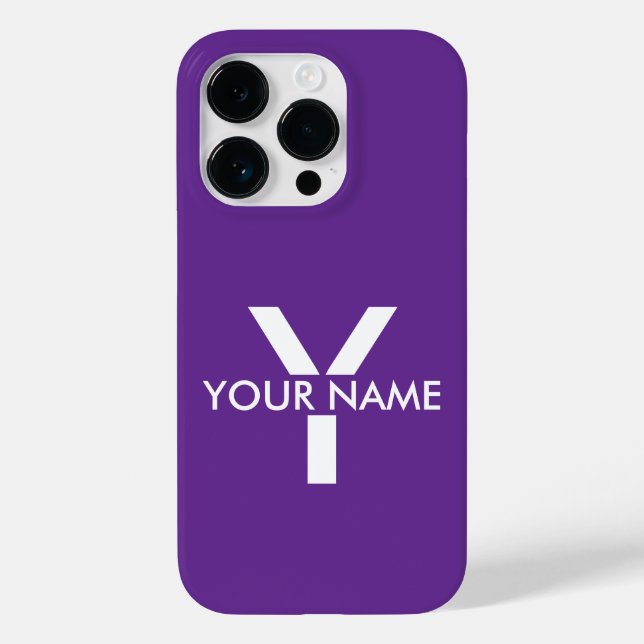 Personalized Modern Stylish Trendy  Case-Mate iPh (Verso)