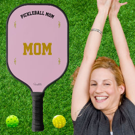 Personalized Mom Name Elegant Sports Pink Design