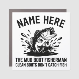 Personalized Name Largemouth Bass Fisherman