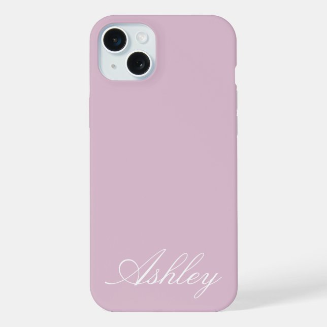 Personalized Name Stylish Modern Elegant Minimal  (Verso)