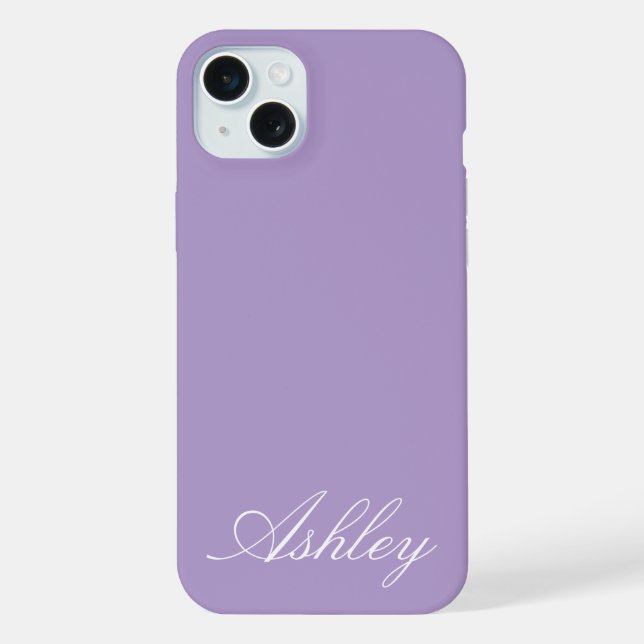 Personalized Name Stylish Modern Elegant Minimal  (Verso)