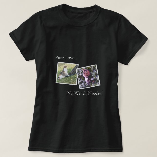 Personalized Pet Lover T-shirt (Frente do Design)
