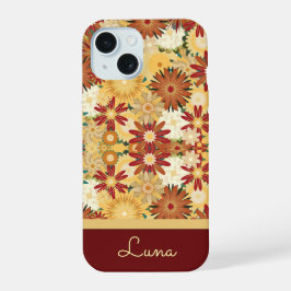 Personalized Retro Warm Floral Pattern Phone Case