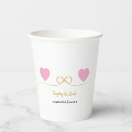 Personalized Romantic Paper Cups