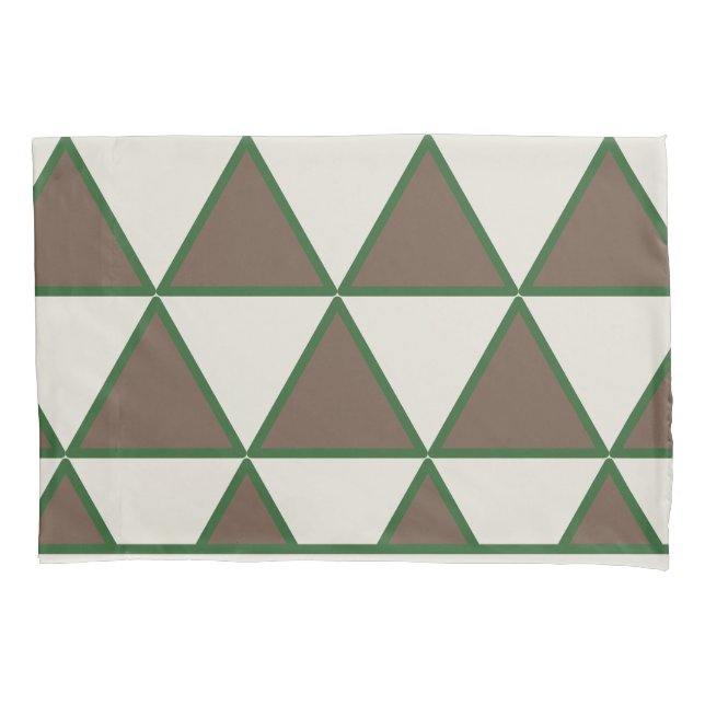 Personalized Sage Green Taupe Triangle Modern Chic (Frente)