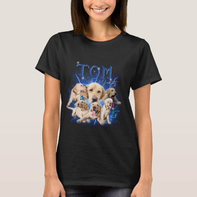 Personalized Vintage Pet T-shirt (Frente)