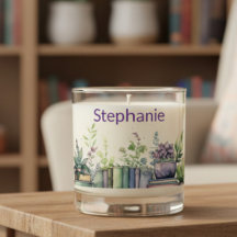 Personalized Watercolor Books and Plants