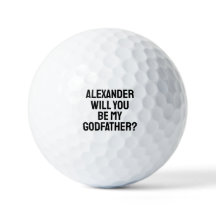 Personalized Will You Be My Godfather Proposal