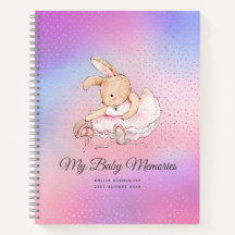 Personalizei MINHAS MEMÓRIAS DE BEBÊ - Rabbit Ball