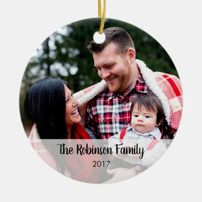 Personalizou todo o ornamento cerâmico da foto da (Frente)