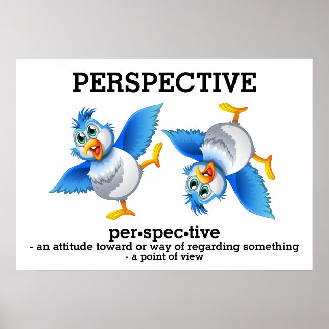 PERSPECTIVA - Poster de atitude (Frente)